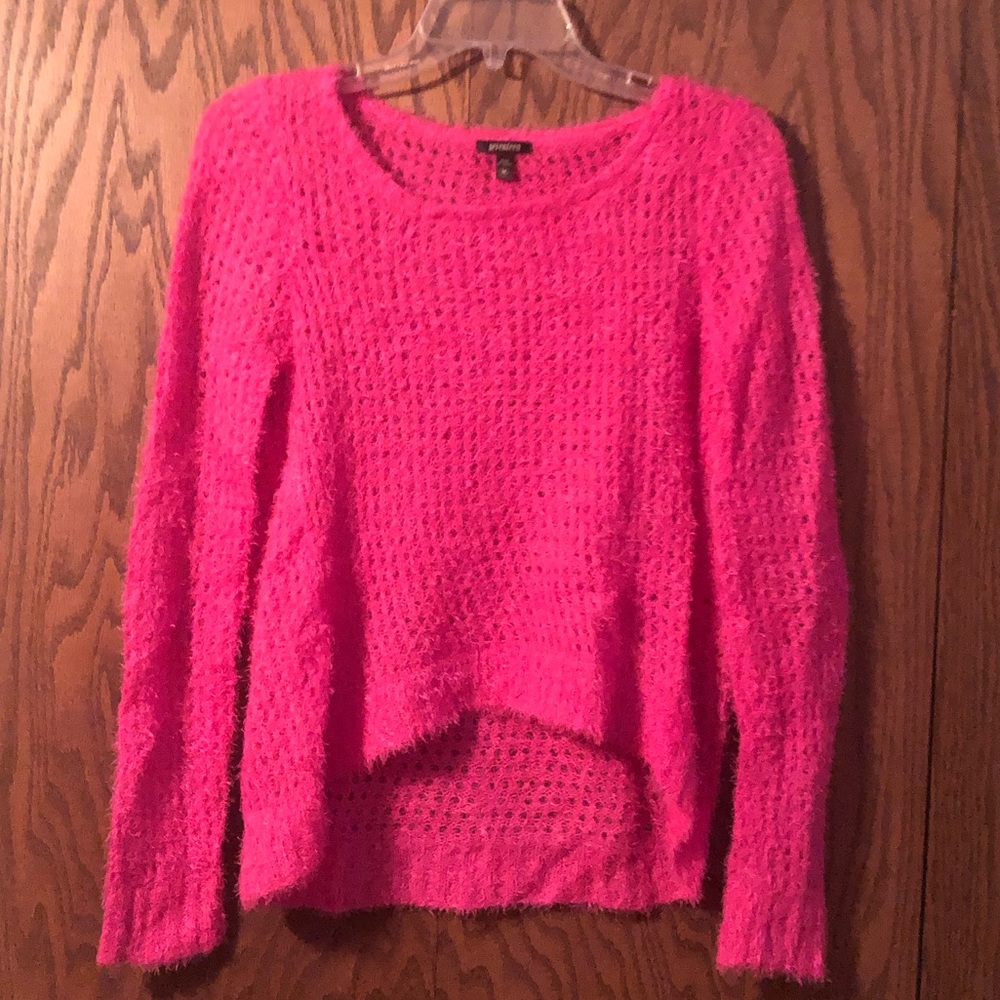 Seventeen Juniors Pink Knit Sweater